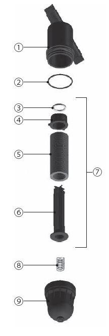 画像1: ディスクフィルター20mm Oリング