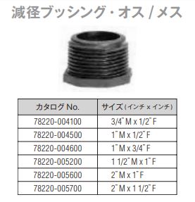 画像: 減径ブッシングオスメス